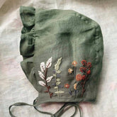 Vivian Embroidered Baby Sun Bonnet